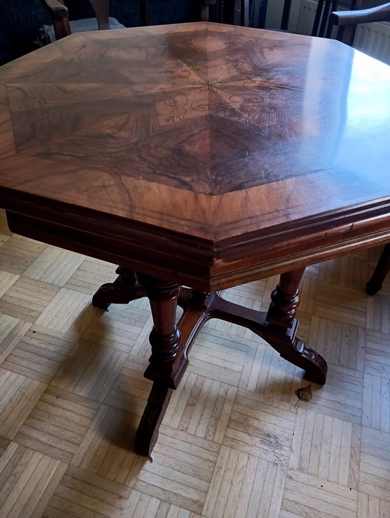 Gründerzeit Walnut Parlor Table – Dining tables, Wood (photo 4 of 8)