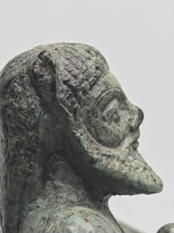 Image 1 of Bronze satyr, late 19th/early 20th century