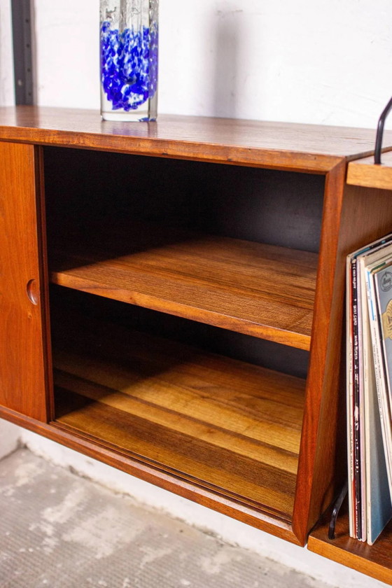 Poul Cadovius Shelving System Cado Royal Vintage Teak 60s – Shelving unit, Wood, Metal, Scandinavian (photo 17 of 18)