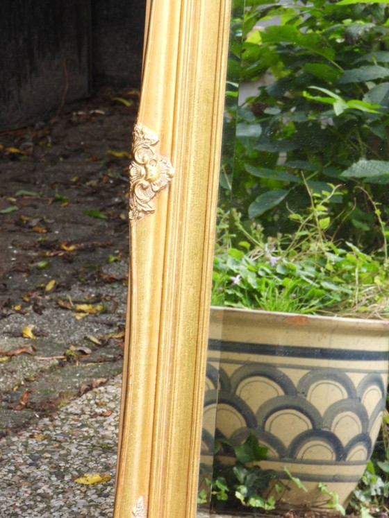 Specchio da parete dorato – Vetro, Legno (photo 3 of 12)