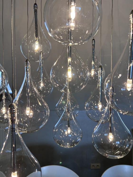 Image 1 of Suspension en verre soufflé Collection Alma Light Drop