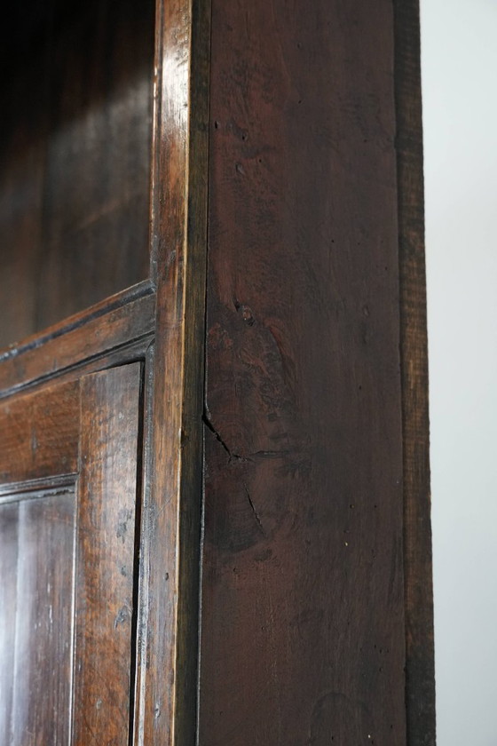 Image 1 of Buffet/armoire de cuisine/commode anglaise ancienne en chêne