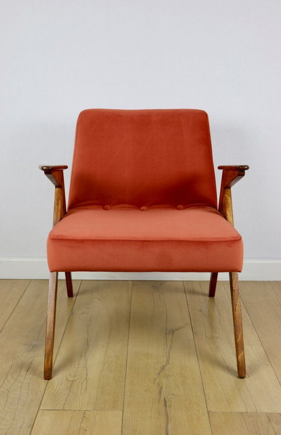 Image 1 of Poltrona Bunny, anni '70, color mattone, design J. Chierowski