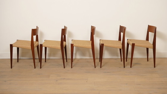 Image 1 of Chaise de salle à manger vintage | Cadovius | Pia | Royal Persiennen | Restaurée