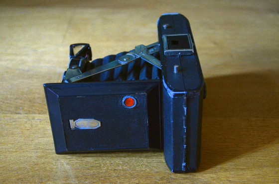 Appareil photo ancien, argentique à soufflet, marque Demaria-Lapierre, modèle Dehel format 6x9 obtu. 1 :4.5, (photo 4 of 10)