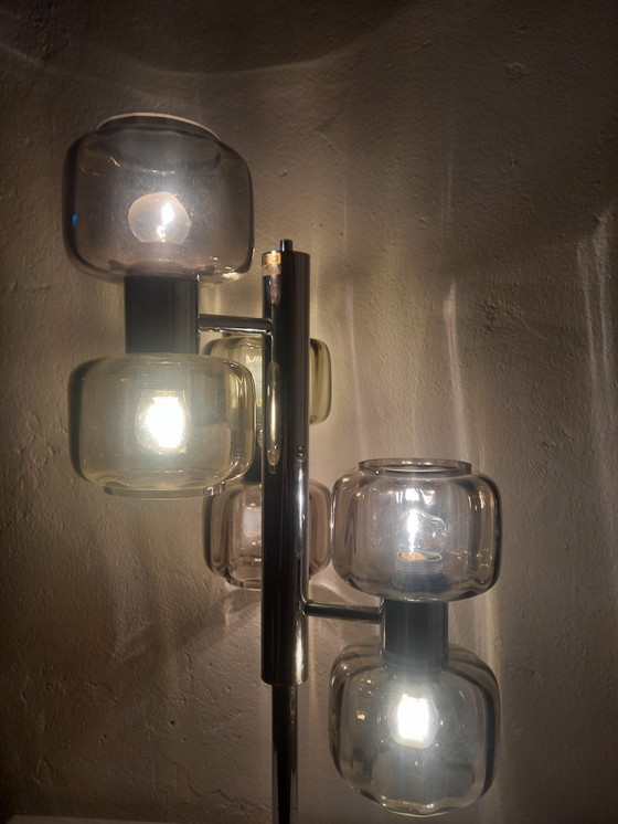 Image 1 of Lampada da Tavolo a 6 Luci Produzione Lemag Svizzera Anni '70