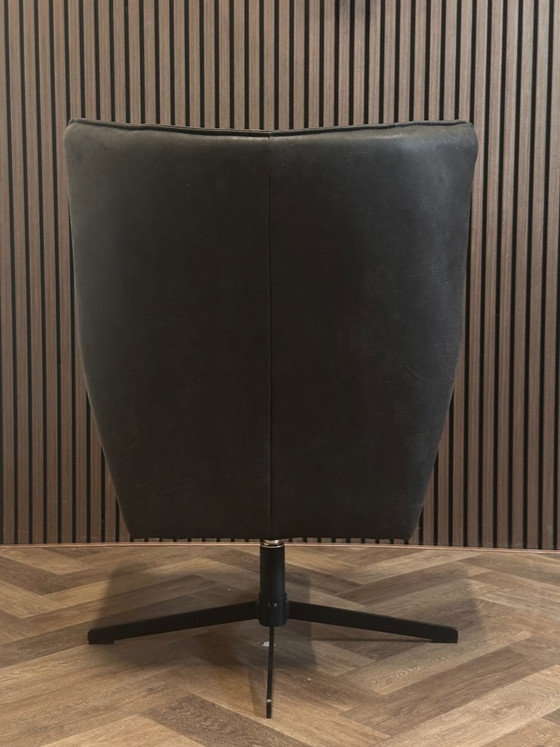 Swivel Armchair Moos Darkgraphite 80x75cm – Sitdesign, Swivel chairs, Textile (photo 4 of 8)