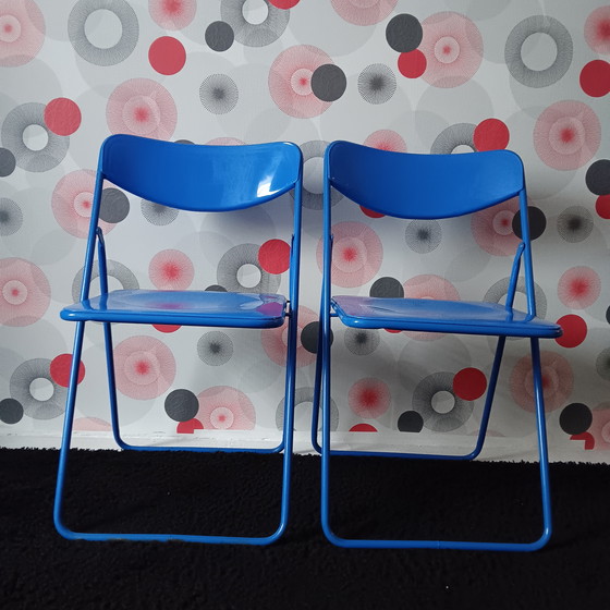 Image 1 of Vintage Folding Chairs Niels Gammelgaard For Ikea