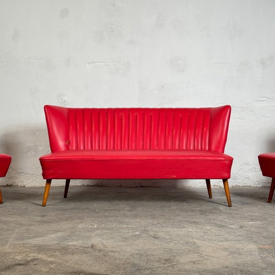 Image 1 of Ungarisches „Sky“-Sofa mit 2 passenden Sesseln, 1960er Jahre – Mid-Century Modern Set