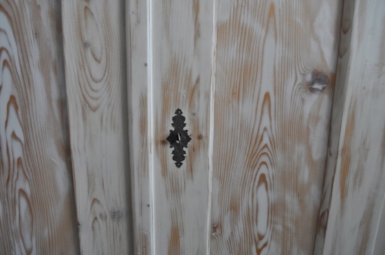 Painted Double Wardrobe in Wood – Vintage (photo 3 of 12)
