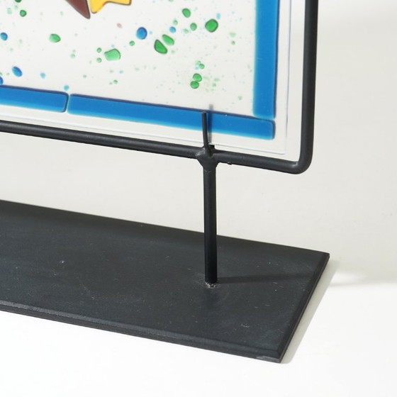 Image 1 of Mario Rossello, Glasfusionsarbeit für Studio Casarini Savona, 1990er Jahre