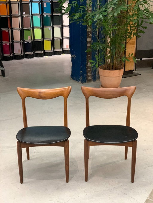 2 sedie Mid-Century disegnate da Henri Walter Klein