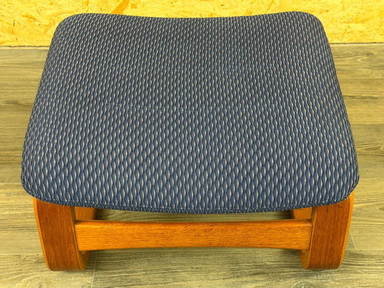 1960s/70s teak stool/ottoman by Svend Skippers Furniture Denmark – Footstools & poufs, Textile (photo 6 of 13)