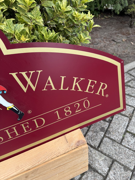 Image 1 of Grande targa da muro vintage Johnnie Walker, decorazione da bar