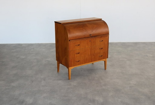 vintage teak secretaire