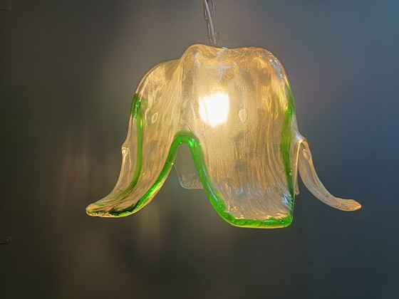 Image 1 of Vintage Murano glazen hanglamp, voor Mazzega, 1960