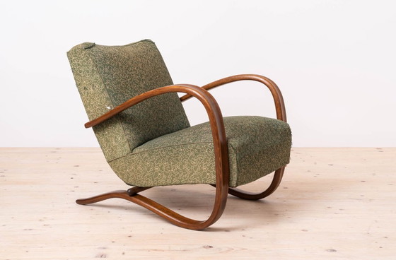 Image 1 of Zeldzame art-deco fauteuils van J. Halabala, model H269, jaren 1930, set van 2