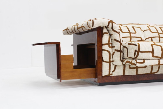 Image 1 of Divano vintage Art Déco in legno di radica