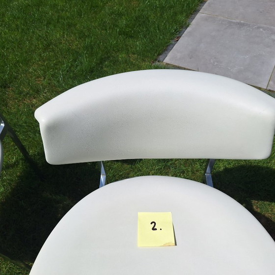 Image 1 of 4 chaises de salle à manger vintage Rudolf Wolf Meander Alpha