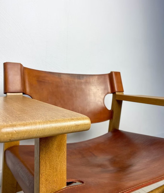 Image 1 of Chaise espagnole en chêne par Børge Mogensen pour Fredericia 50s