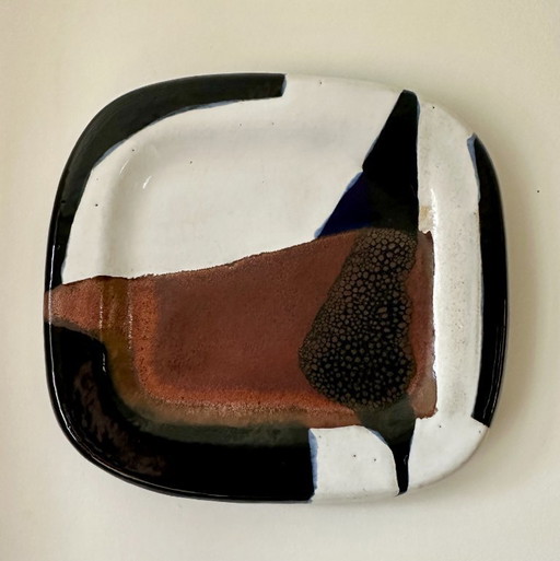 JACQUES POUCHAIN TABLEAU CERAMIQUE VINTAGE