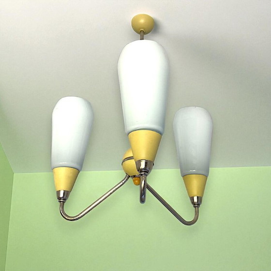 Image 1 of Mid Century Modern 3-light chandelier 