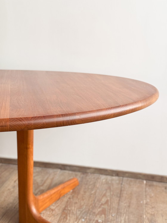 Image 1 of Large Mid Century Modern Danish Oval Dining Table in Teakwood
