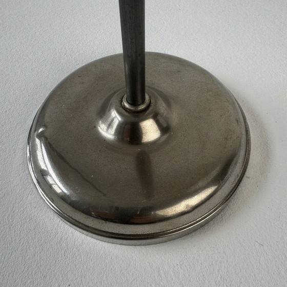 Vintage « PRATIC » Bureaulamp, Tafellampen, Metaal, Wit (foto 4 van 14)