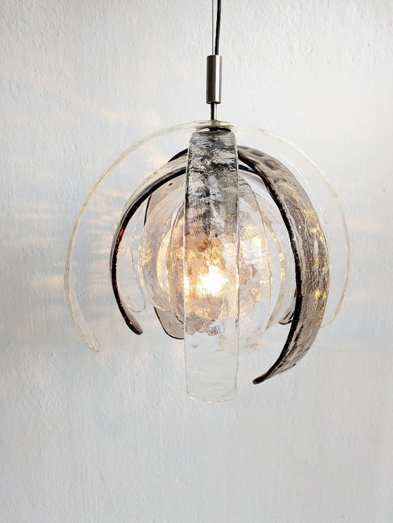 Image 1 of Artisjok hanglamp 'LS 181' van Carlo Nason voor AV Mazzega jaren 70