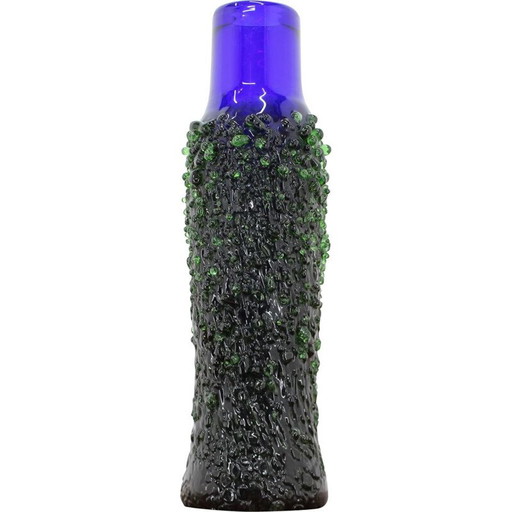 Vintage glass vase called Galaxy by Miloslava SvobodovMd-Wickmans for 'krdlovice, 1970