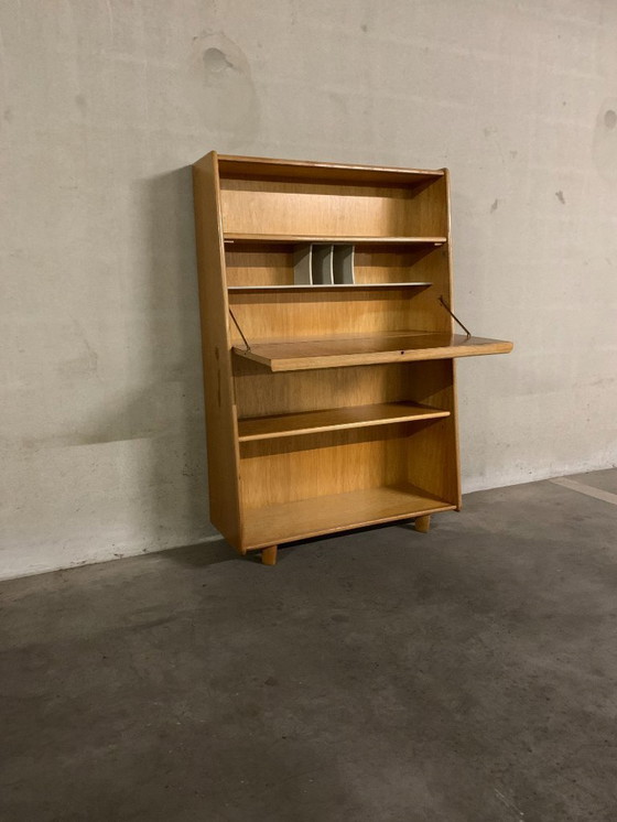 Image 1 of Pastoe secretaire of wandkast oak serie  BE04