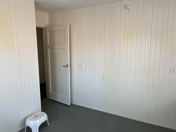 Image 1 of Murano vintage vaas aubergine en helder glas