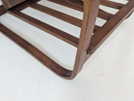 Image 1 of Jindřich Halabala Poltrona da salotto regolabile H 70 in bouclé crema, anni '30