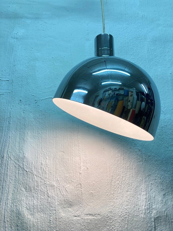 Image 1 of Lampada a sospensione dell'era spaziale italiana di Sirrah Design Franco Albini Franca Helg