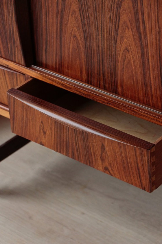 Image 1 of Skandinavisches Highboard aus Palisanderholz – Entwurf von E.W. Bach (1960er Jahre)