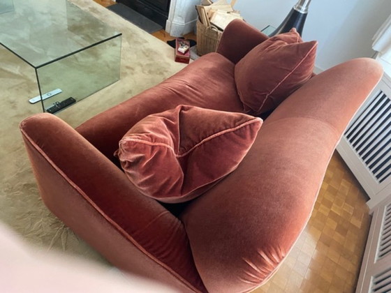 Image 1 of Deux canapés Giorgetti avec pouf