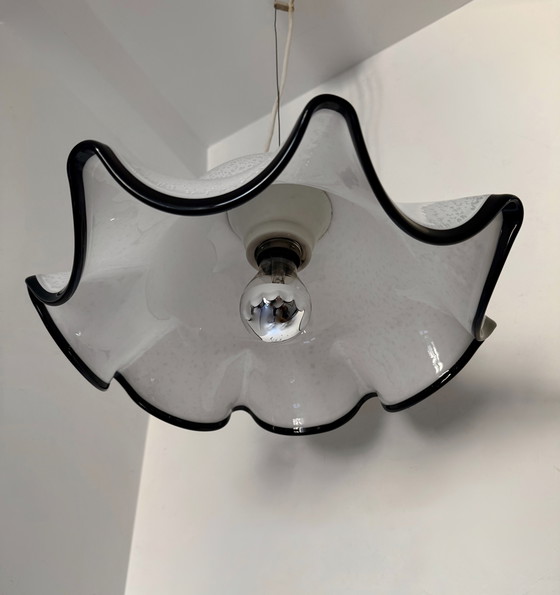 Image 1 of Murano glass flower pendant light, 1970s