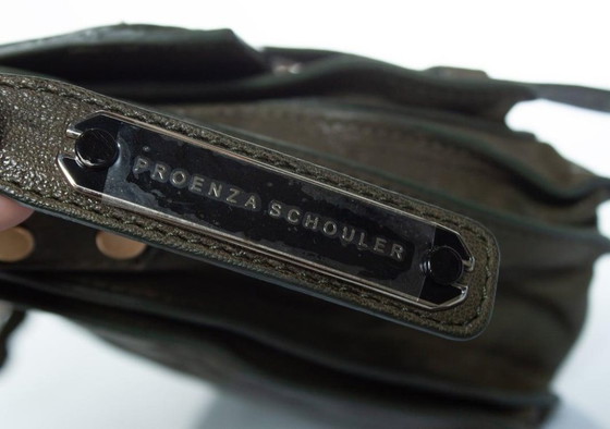 Image 1 of Proenza Schouler, mini borsa a nodo PS1 in verde