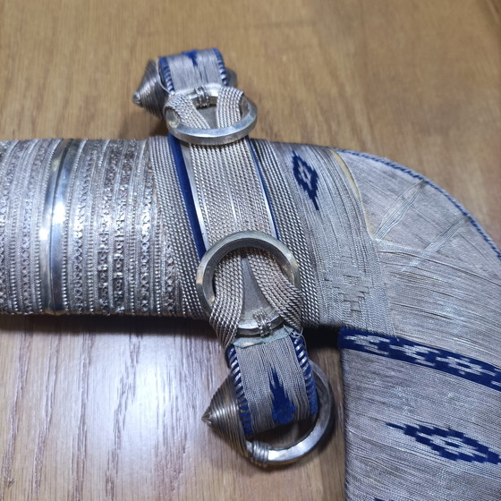 Image 1 of Authentic Artisan Silver Dagger – Handcrafted Masterpiece, 777g