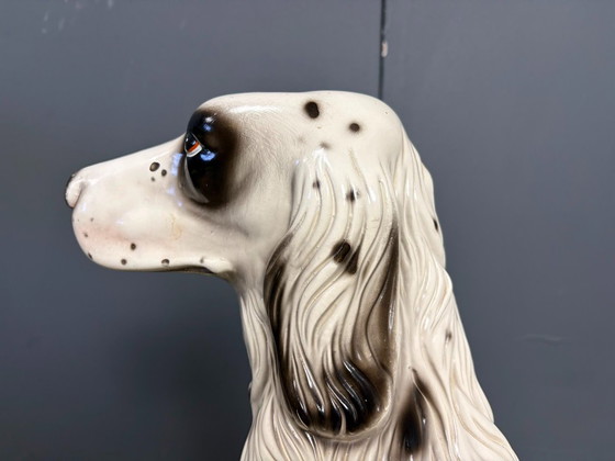 Escultura de terracota de un setter inglés, década de 1970. – Objetos decorativos, Stone (photo 6 of 11)