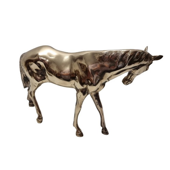 Image 1 of Vintage Messing Paard