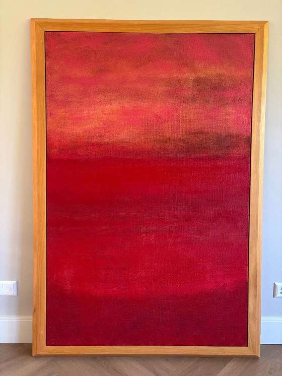 Image 1 of Œuvre d'art - peinture à l'huile sur jute