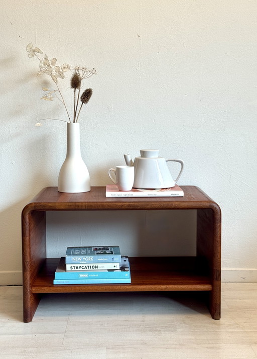 Vintage Deens salontafeltje / sidetable teak jaren ‘60
