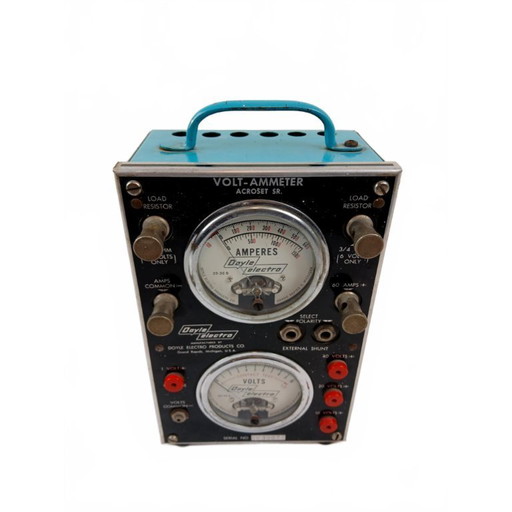 Vintage Doyle Electro Volt-Ammeter Acroset Sr.