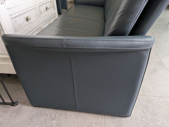 Image 1 of Divano di design Leolux Antipode - Pelle blu scuro - Condizioni eccellenti