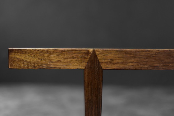 Image 1 of Vintage Deense palissander salontafel uit het midden van de eeuw door Severin Hansen voor Haslev Møbelfabrik, jaren 60