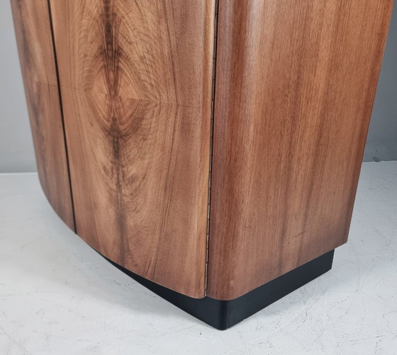 Image 1 of Art Deco Walnut Wardrobe by Jindrich Halabala, 1940s