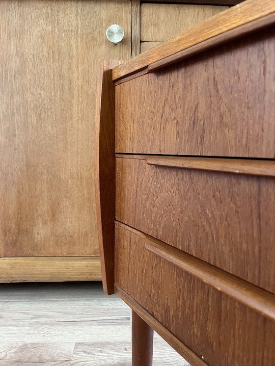Image 1 of Vintage Danish teak drawer with beautiful handles