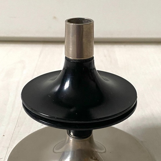 Image 1 of Bougeoir Mid-Century chrome et plastique de Fritz Nagel