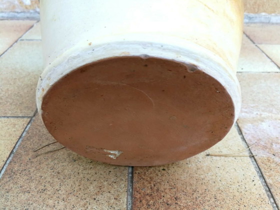 Image 1 of Raro antico vaso in terracotta smaltata del XIX secolo